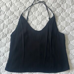 Reformation Black Women's Halter Top